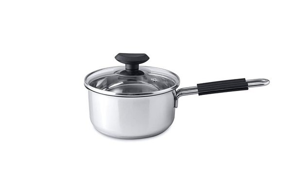 Комплект съдове за готвене BergHOFF Teka Kuppersbusch Cookware set 7 части тиган касерола тенджера кошници на пара
