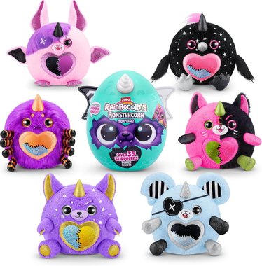 Плюшена играчка изненада Zuru Rainbocorns Monstercorn 473087 изненади в голямо яйце 