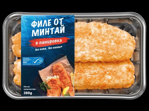 Панирано филе от минтай