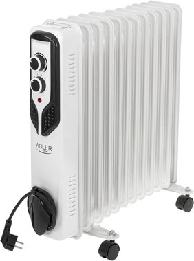 Маслен радиатор Adler AD7817 2500W 11 ребра електрически отоплител печка 