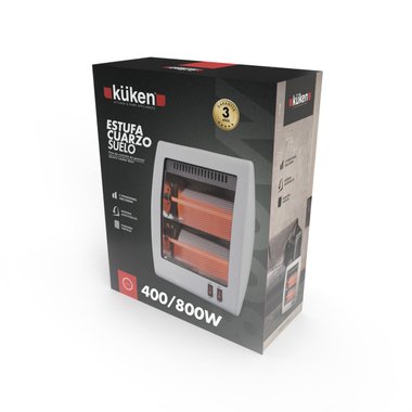 Кварцова печка Kuken 34354 800W Кварцов отоплител Електрическа кварцова печка нагревател
