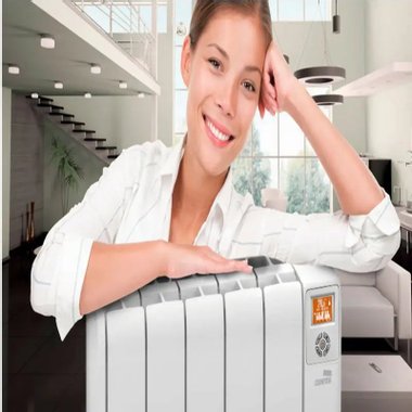 Електрически радиатор Cointra Siena 750W 5 броя ребра електрически отоплител печка 