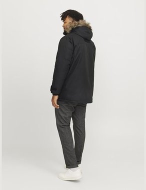 Яке Jack and Jones plus 12259053 3XL Парка с качулка Мъжко яке Есенно Зимно яке
