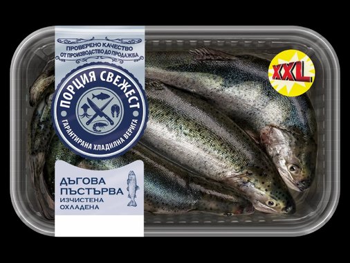 Прясна дъгова пъстърва XXL