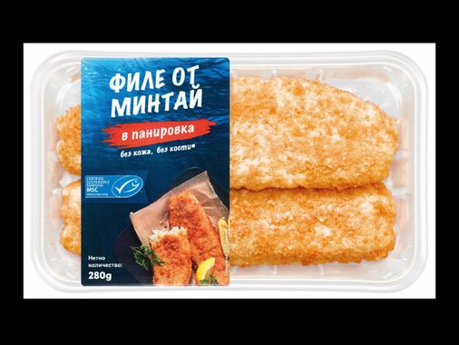 Панирано филе от минтай