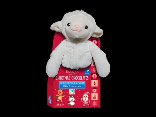 Плюшена играчка с шоколад