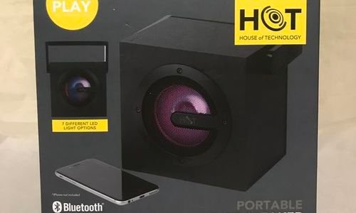 Портативна Bluetooth колона HOT Cube Speaker LED п
