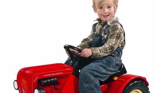 Трактор с педали Big Porsche Diesel Junior Детска 