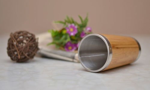Термо чаша от бамбук 450ml