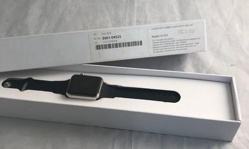 Смарт часовник Apple Watch 316L Black Sport Band 4