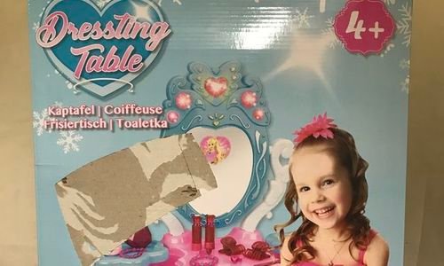 Детска тоалетка с табуретка Dressting Table звук с