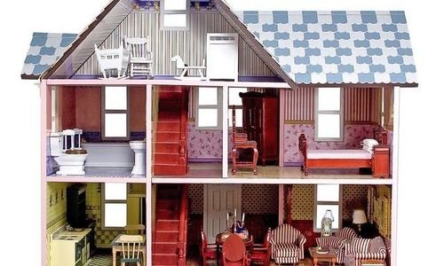 Къща за кукли Melissa & Doug Victorian Dollhouse 1