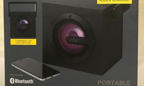Портативна Bluetooth колона HOT Cube Speaker LED п