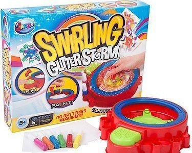 Комплект за АРТ рисунки Grafix Swirling Glitter St