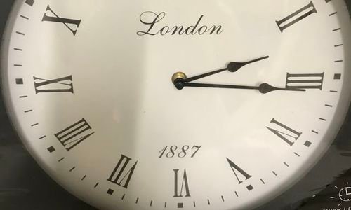 Часовник London 1887 стенен за стена за шкаф голям