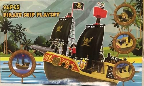 Голям пиратски кораб Pirate Ship Playset 94 части 