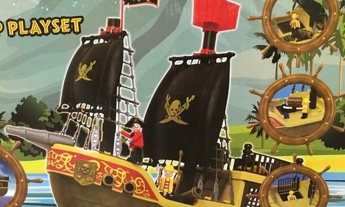 Голям пиратски кораб Pirate Ship Playset 94 части 