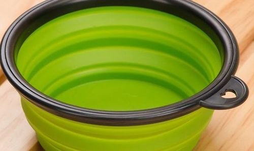 Сгъваема гумена купа за вода и храна 2 бр 400 мл/2