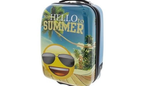 Детски куфар с Емотикон Emoji Say Hello to Summer 