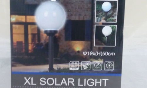 Соларна лампа за градина Solar Light глобус LED ос