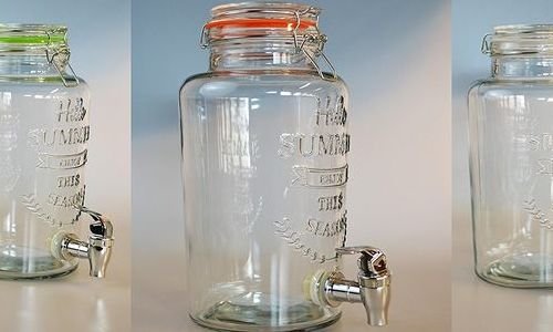 Буркан за лимонада Riyashop 3 литра диспенсър с ка