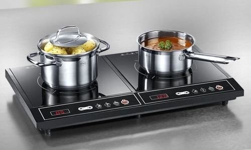 Индукционен котлон Mia IKP 2209 двоен стъклокерами