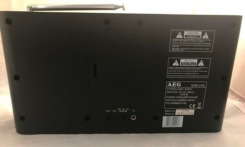 Дигитално Радио AEG DAB 4124 FM DAB+/UKW/АМ/FM Led