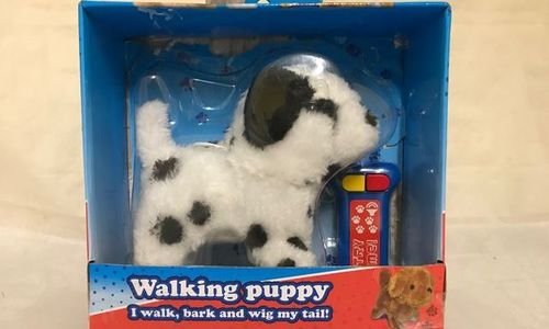 Детско плюшено кученце с дистанционно Walking Pupp