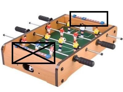 Детска игра мини джага Table Footbal 50.5x31x9.5 с