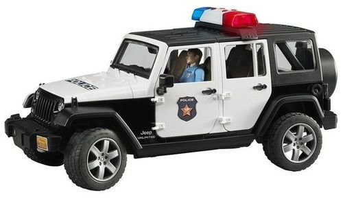 Джип с полицай Bruder Jeep Wrangler 02526 1:16 кол
