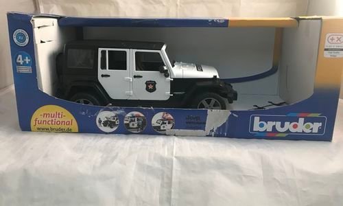 Джип с полицай Bruder Jeep Wrangler 02526 1:16 кол
