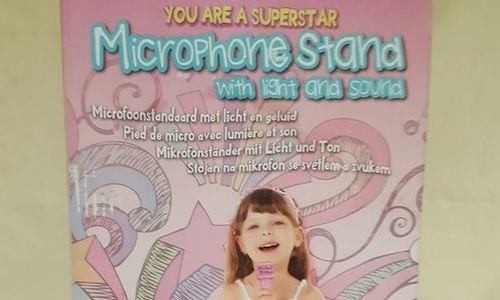 Детски микрофон със стойка You are a super star МP