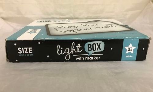Светещо табло за съобщения Light BOX бележки бяла 