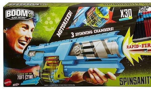 Автоматичен бластер BOOMco Spinsanity 3 X Mattel C