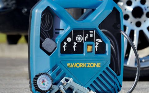 Портативен компресор Workzone 8 bar 180 л/мин моби
