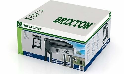 Газово Барбекю с плоча Brixton BQ6386F BBQ 2.75 kW