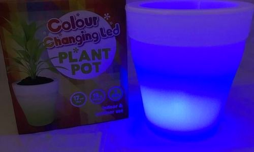 Светеща LED саксия Colour Change Plant Pot Led цве