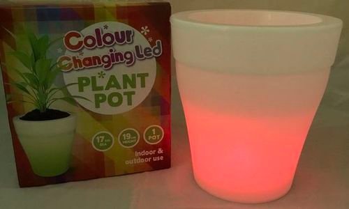 Светеща LED саксия Colour Change Plant Pot Led цве
