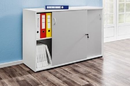 Дървен Шкаф с плъзгащи врати Schwebetürenschrank S