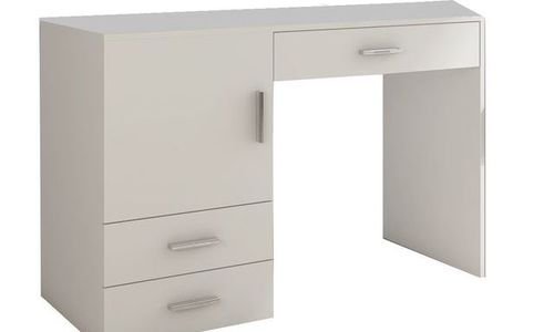 Дървено бюро BECO M11030-WEI шкаф маса с чекмедже 