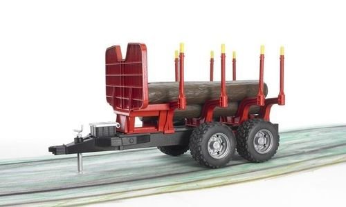 Ремарке за дърва Bruder 1:16 с универсално закачан