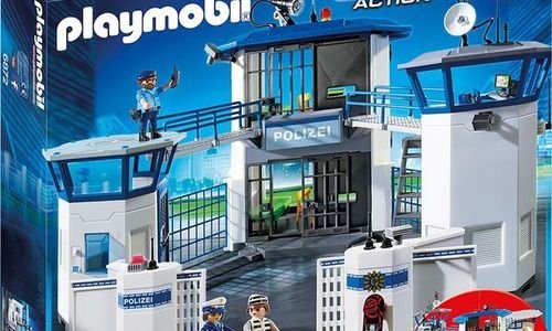 Полицейски участък Playmobil 6872 със затвор с Обз