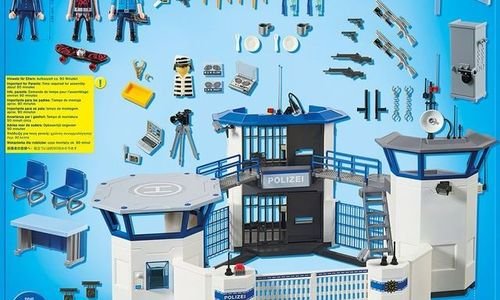 Полицейски участък Playmobil 6872 със затвор с Обз