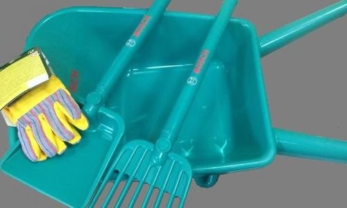 Ръчна количка Bosch Klein 2752 с гребло и лопатa