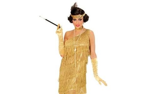 Дамски карнавален костюм Charleston Gold на Widman