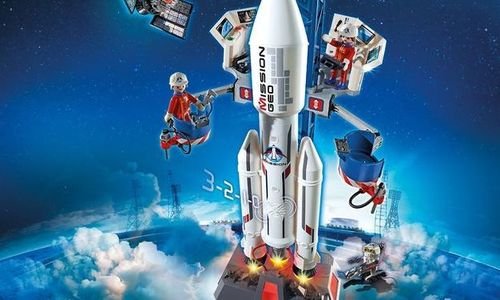 Космическа ракета с база Playmobil 6195 конструкто
