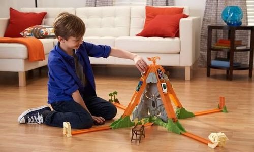 Писта Вулкан Hot Wheels Track Builder Volcano Blas