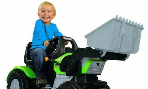 Трактор Big John-XL-Loader количка с педали