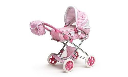 Количка за кукли Trudi Baby Carriage розова детска