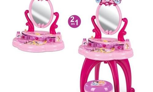 Тоалетка с голямо огледало фризиорски салон Smoby 